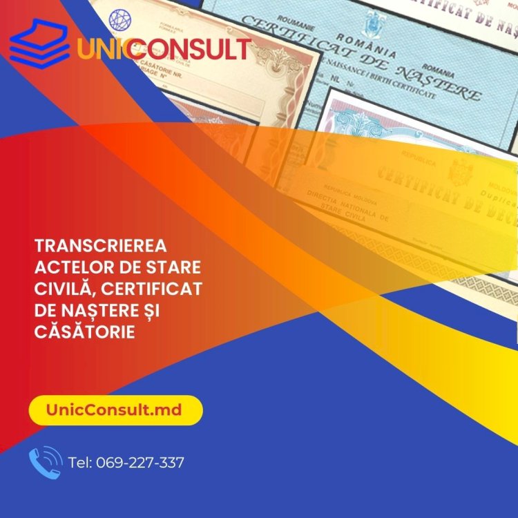 Certificate de naștere și căsătorie românești